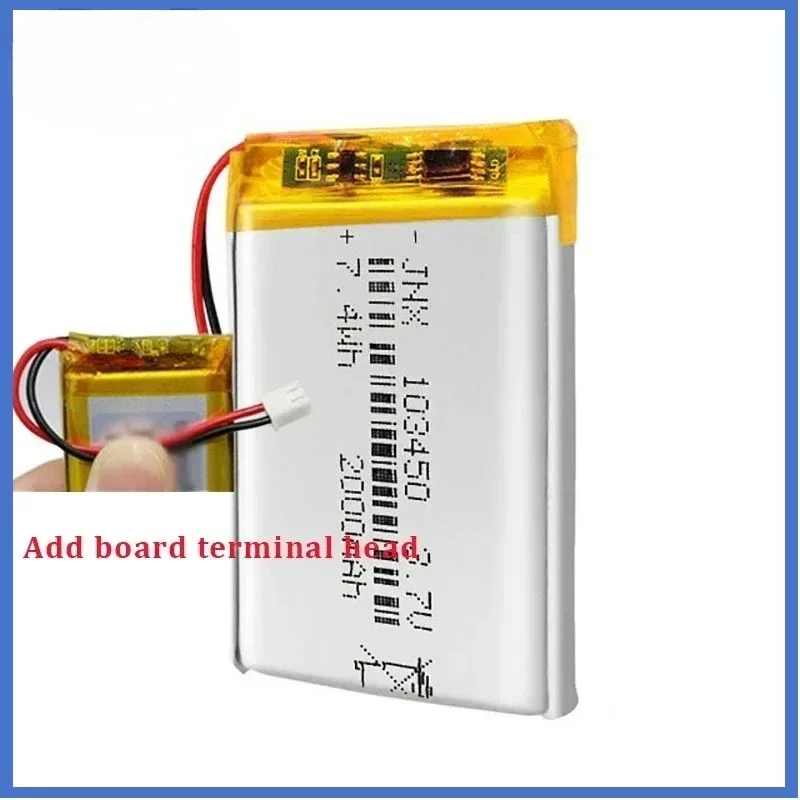 BCAK 103450 3 7 В 2000 мАч полимерная литиевая аккумуляторная батарея JST PH 2 0 мм