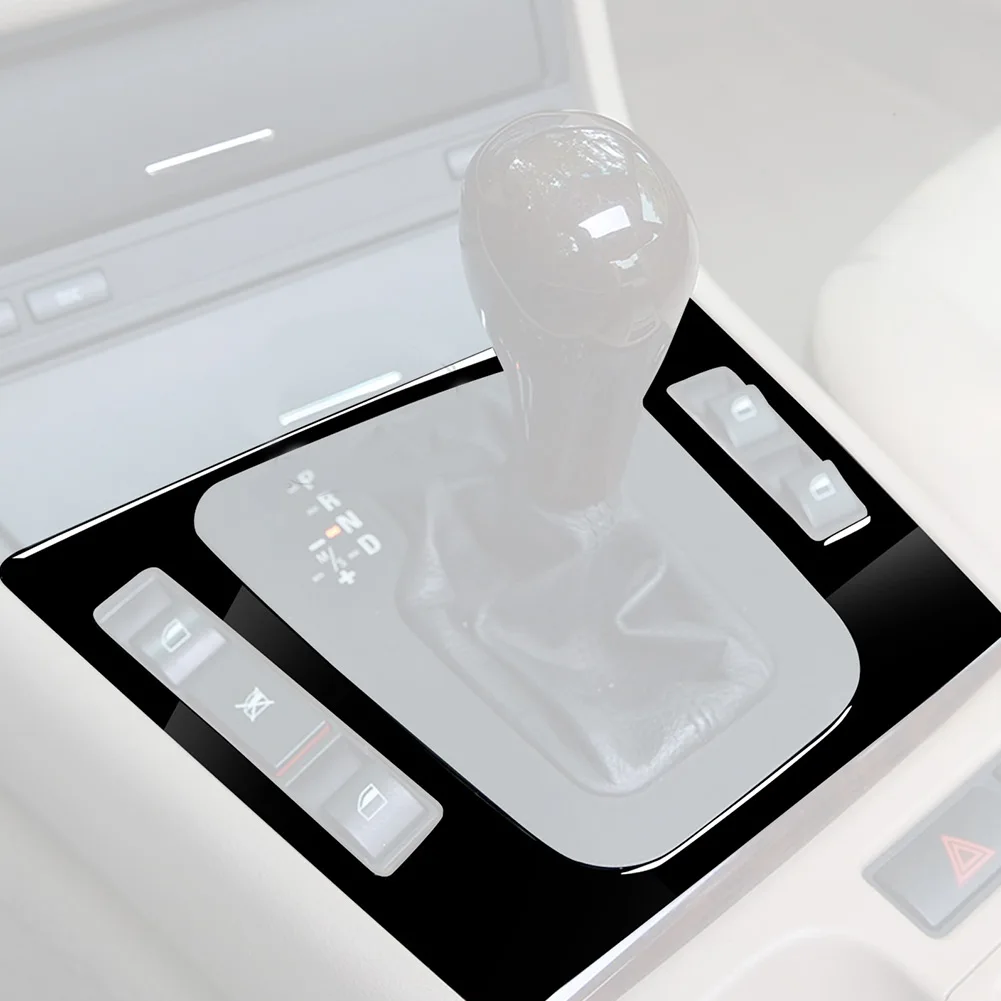 

High Quality 1x Panel Cover Gear Shift For BMW 3 Series E46 1998 Glossy Piano Black Interior Door Panel Soft Sport Decor Style