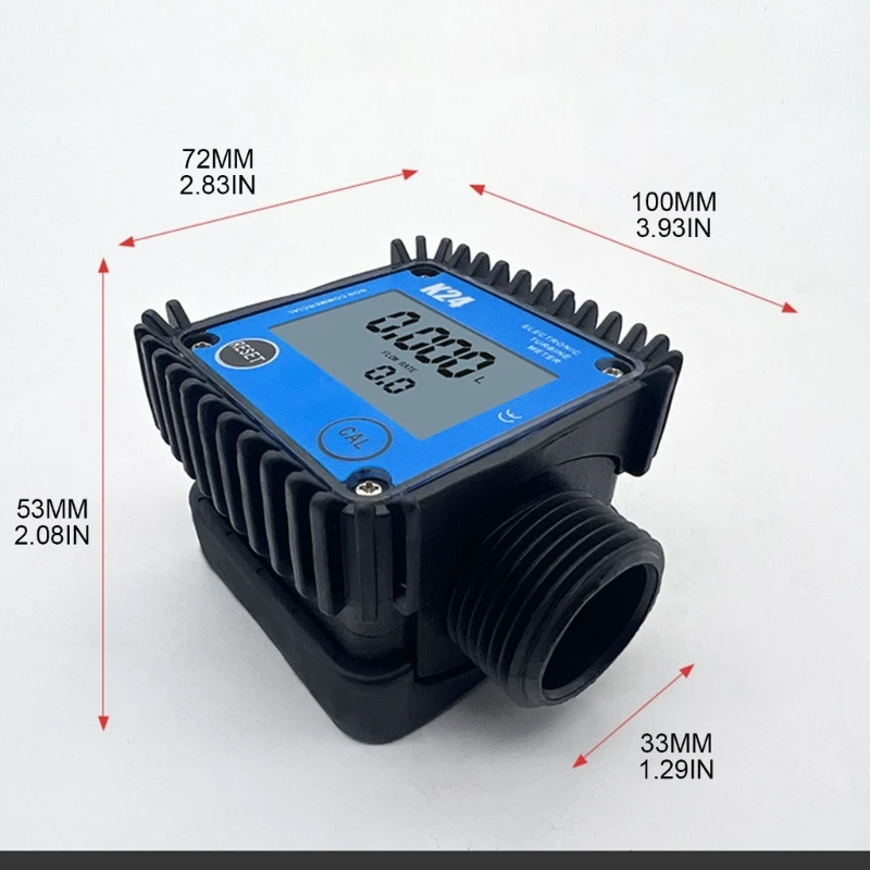 10-120L расходомер DN25 датчик расхода жидкости электронный турбинный Прямая