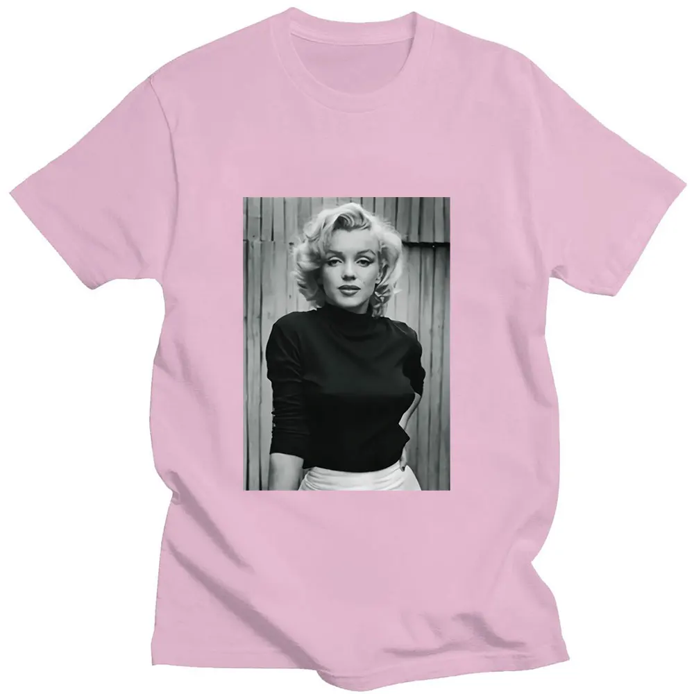 Marilyn Monroe Cinema Actress Old Original Summer Short-sleeved Thin Cotton Loose Sports Design Niche Woman T-shirt Oversized |