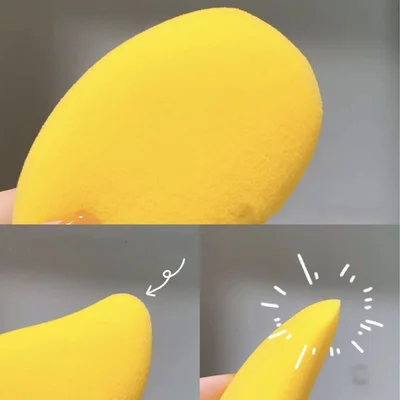 Мягкая губка для макияжа слоеного красоты яйца манго формы персика гладкая пудра