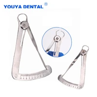 dental degree gauge caliper for metalwax stainless steel measuring tools dentist lab dental ruler 0 10mm oral care triangle