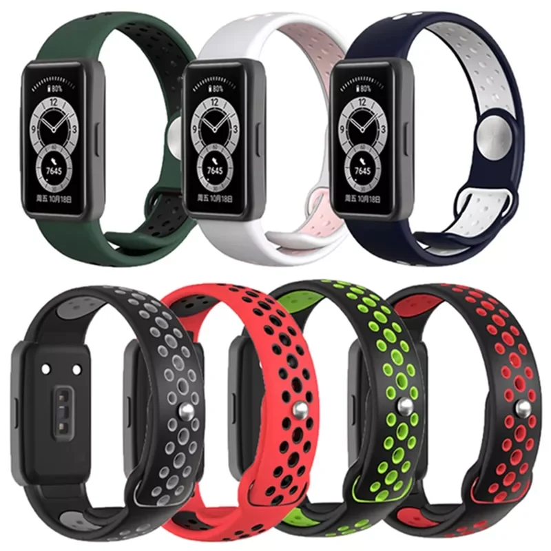 

Band 6 Strap Breathable Sport Replacement Strap Smart Watchband Bracelet for huawei band6 7 band 6 Watch Strap