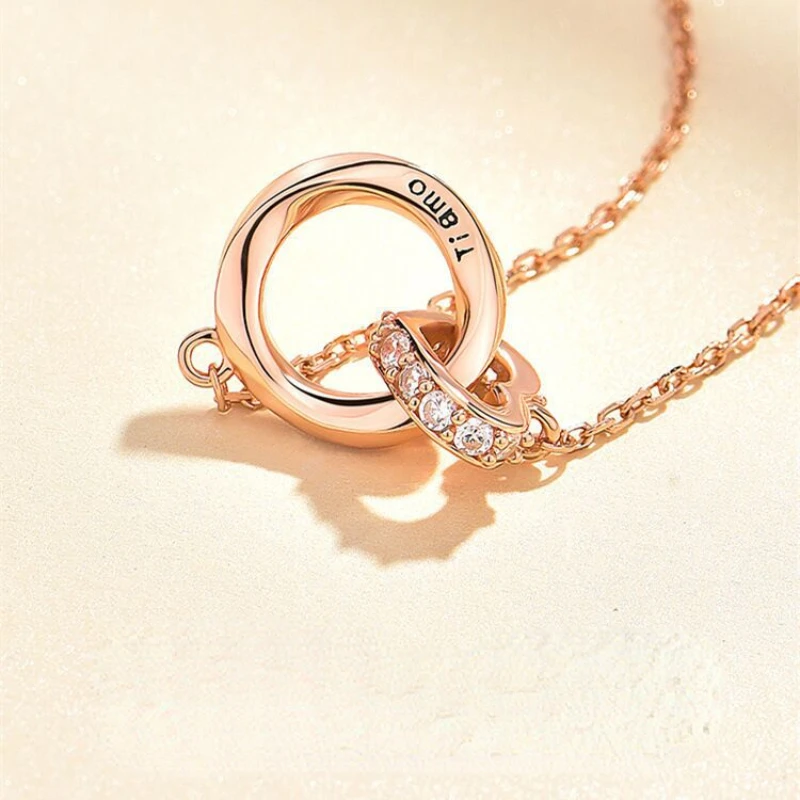 

Bafu 925 Silver Mobius Strip Pendant Free Shipping 2023 Jewelry Necklace Italian I love You Tiamo