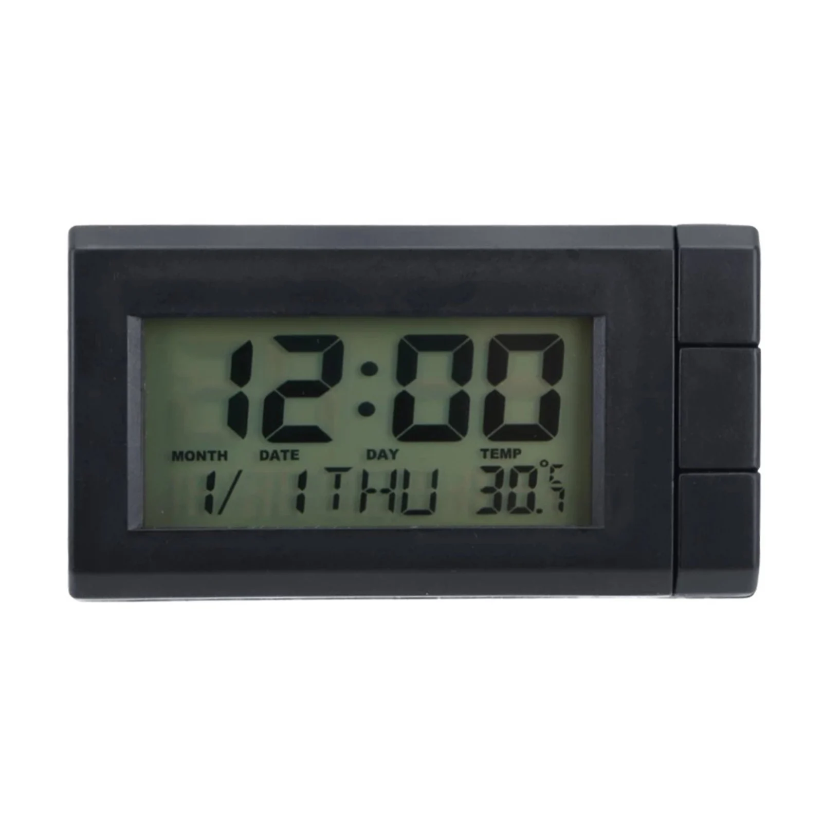 

Car Clock Date Week For Dashboard LCD Digital Accurate Universal With Backlight Mini Interior Temperature Display Electronic