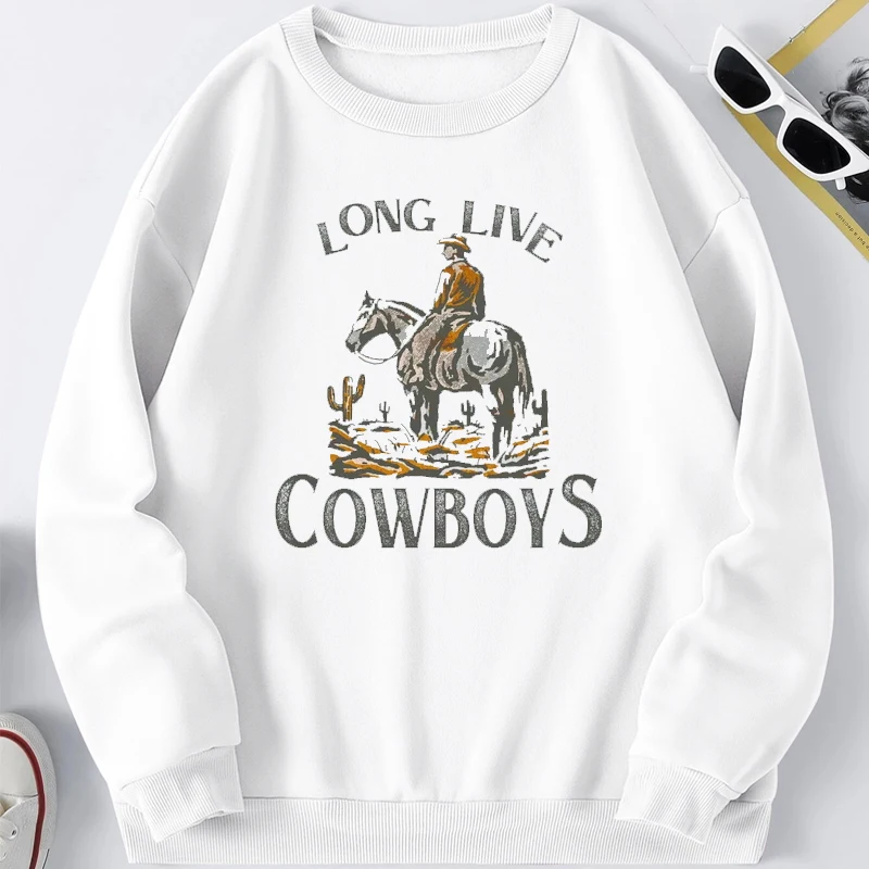 

Western Desert Cowboys Sweatshirts Men Sweatshirt Hoodies Graphic Trapstar Crewneck Spring Autumn Pullover Hombre Jumper Hooded