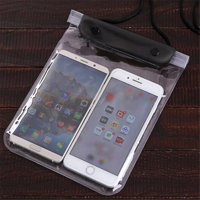 

50Pcs IP68 Universal Waterproof Phone Case Under Water Proof Bag Mobile Tablet PAD Super Big Bag For iPhone 14 13 12 Pro MAX