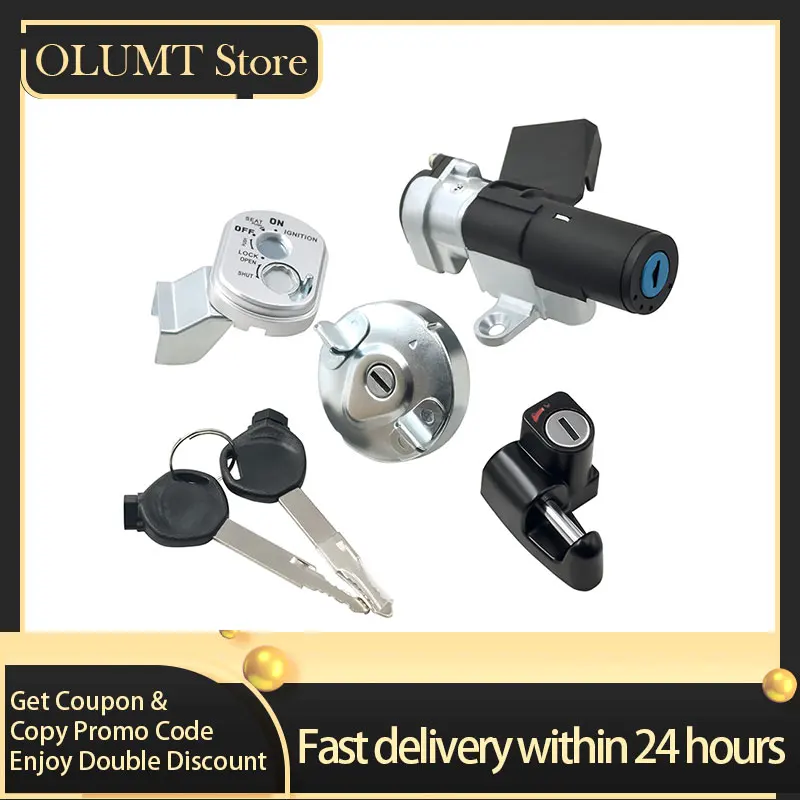 Электрическая дверная заглушка для мотоцикла, переключатель ключа зажигания, топливная газовая Крышка для Honda NPS50 Ruckus 50 2003-2009 2011-2017 NPS 50