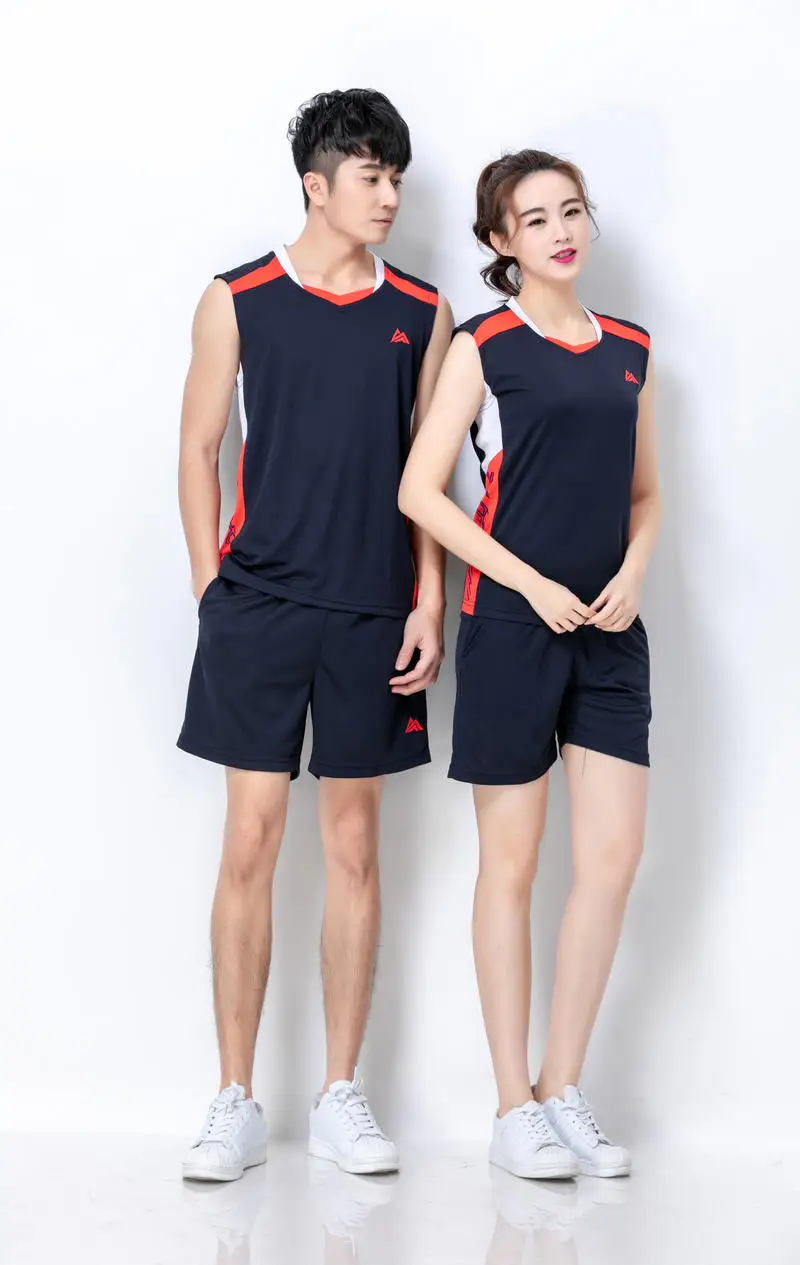 Custom Volleyball Shirt +Shorts Suit Men and Women Summer DIY Breathable Sleeveless Volleyball Shirts Team Sportswear Clothes