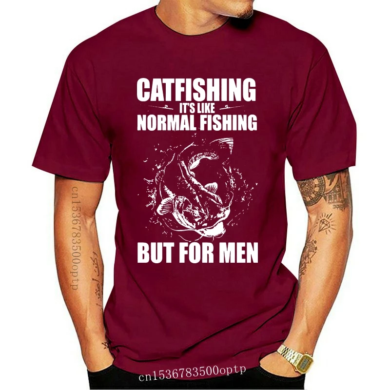 

Мужская одежда, новая мужская футболка, женская футболка CATFISHING