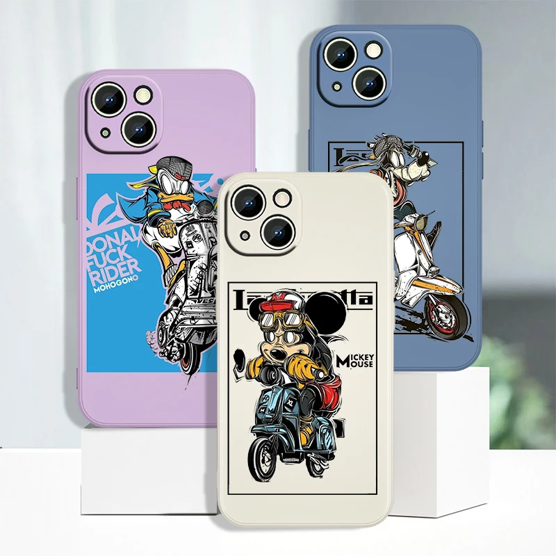 

Anime Mickey Funny Boy Phone Case For Apple iPhone 14 13 12 Mini 11 Pro XS MAX XR X 8 7 6S Plus TPU Liquid Silicone Cover Fundas