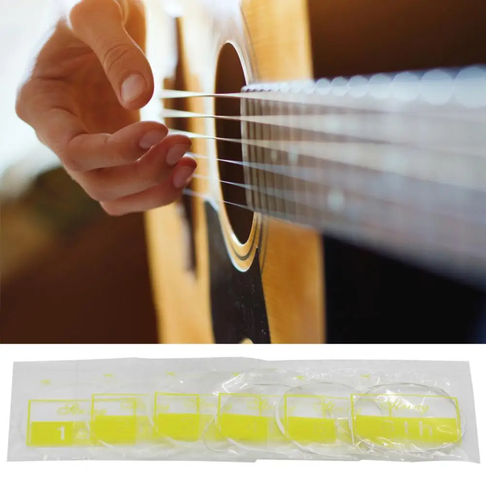 

6Pcs/Set Guitar Strings Lightweight Compact Nylon for Concert Instrument Strings Guitar Accessories