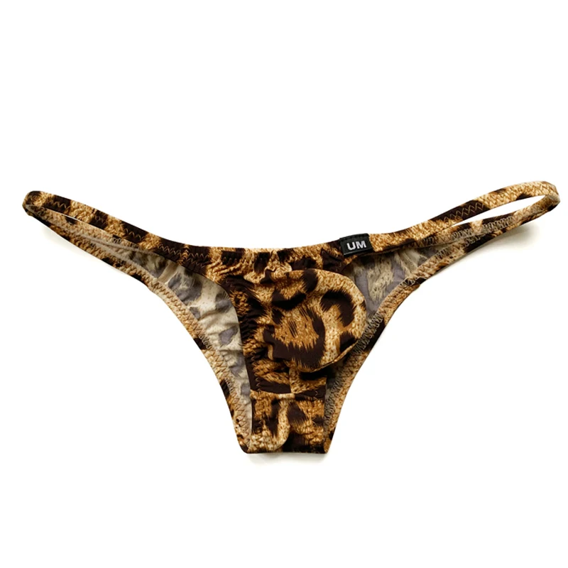 Men's Underwear Briefs Tiger Pattern Crocodile Pouch Calsoncillos Hombre Sexy Panties Sous Vetement Homme Bielizna Meska Slip