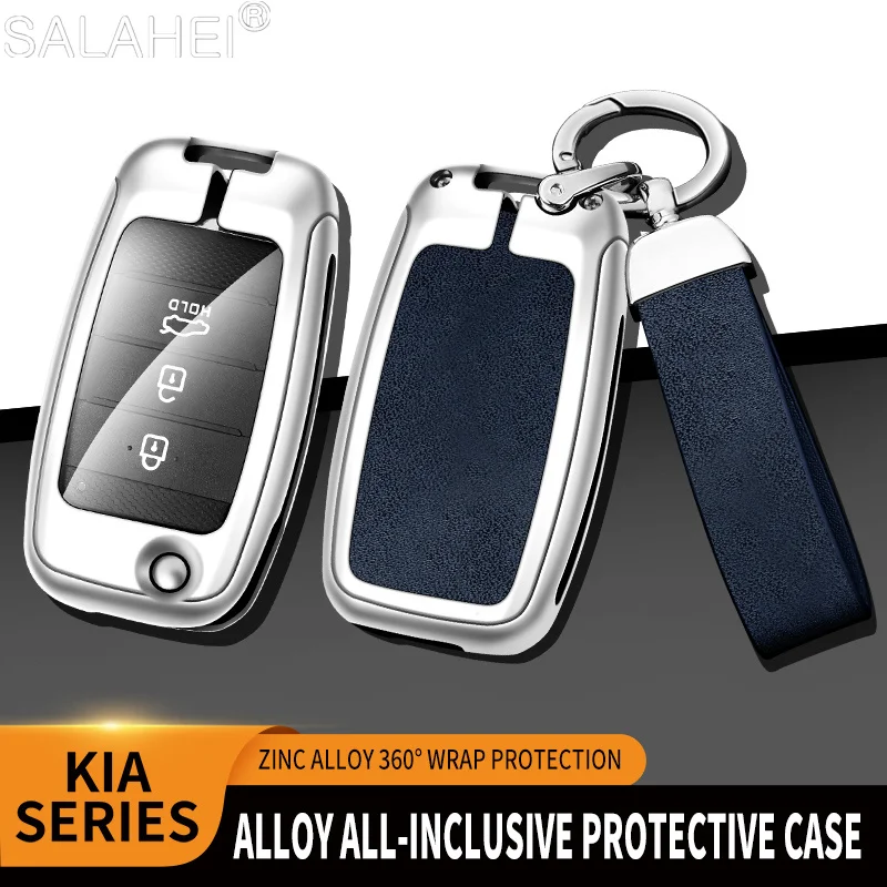 

Car Flip Key Case Full Cover Shell Fob For KIA RIO 3 K2 K3 K4 K5 Sportege Picanto Optima Soul Ceed Sorento Forte Stinger Cerato