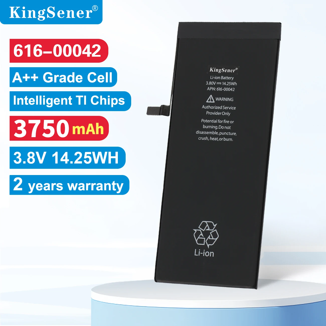 KingSener 616-00042 Сменный литий-ионный аккумулятор для Apple iPhone 6s plus A1634 A16 87 A1699 3 8 В 14 25