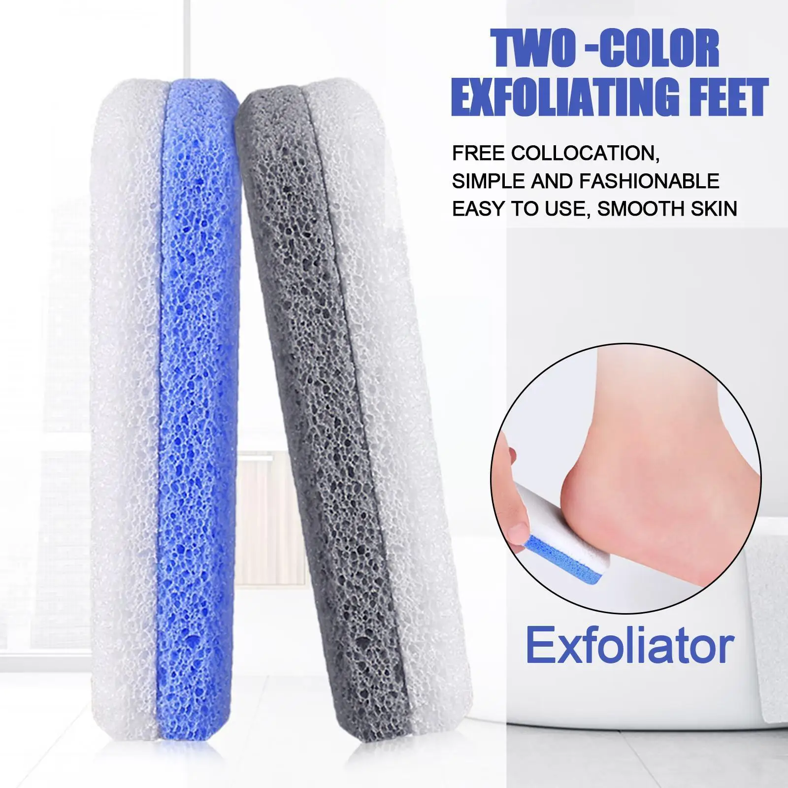 

Foot Pumice Stone Exfoliating Scrub Remover Foot Hands Pumice Rasps Foot Callus Accessories Exfoliate Foot Scrub Care Care B9S8
