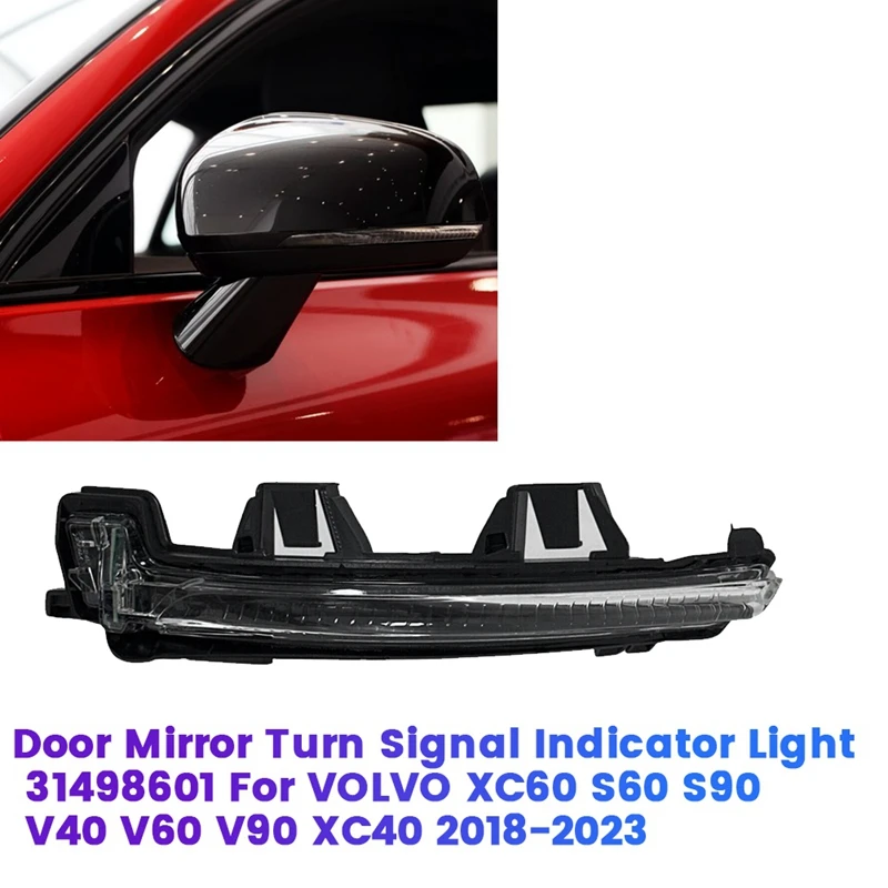 1 пара указатель поворота на боковое зеркало для VOLVO XC40 XC60 S60 S90 V40 V90 31498602-31498601
