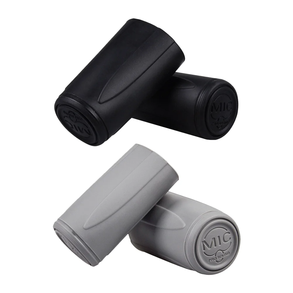 

Microphone Mic Bottom Sleeve Cover Anti Handheld Silicone Rod Sleeves Rings Rolling Cap Covers Id Transmitter Holder Device