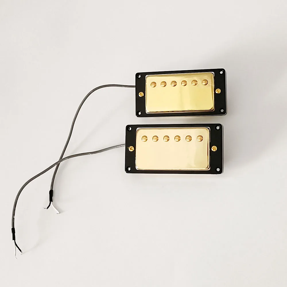 Пикап для электрогитары Humbucker пикап с золотым грифом LP Style латунная крышка гитары