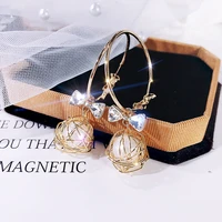 2022 new fashion long hanging drop earrings for women gold color elegant crystal girl drop tassel earring ladies jewelry gift
