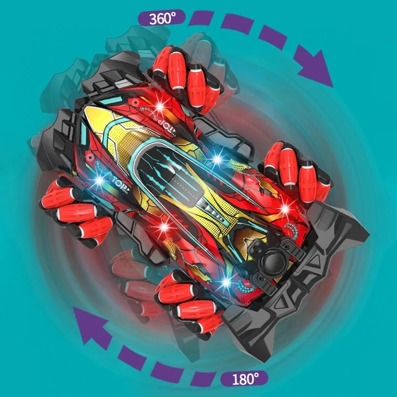 Трюковая машина 4WD перчатка жесты рук радиопульт дистанционного управления