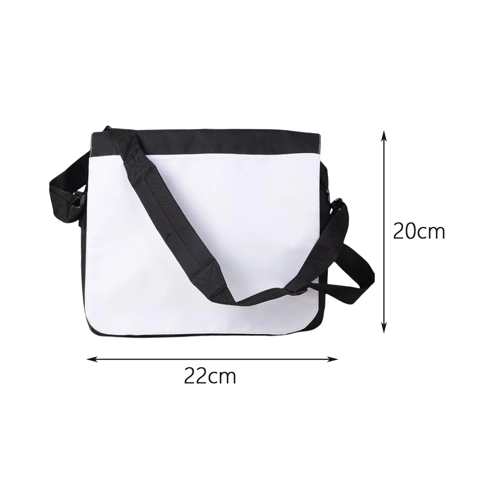 

Sublimation Bag, Heat Press Transfer Printing Bag, Reusable Washable Portable Sublimation Blank Shoulder Bag for DIY Craft