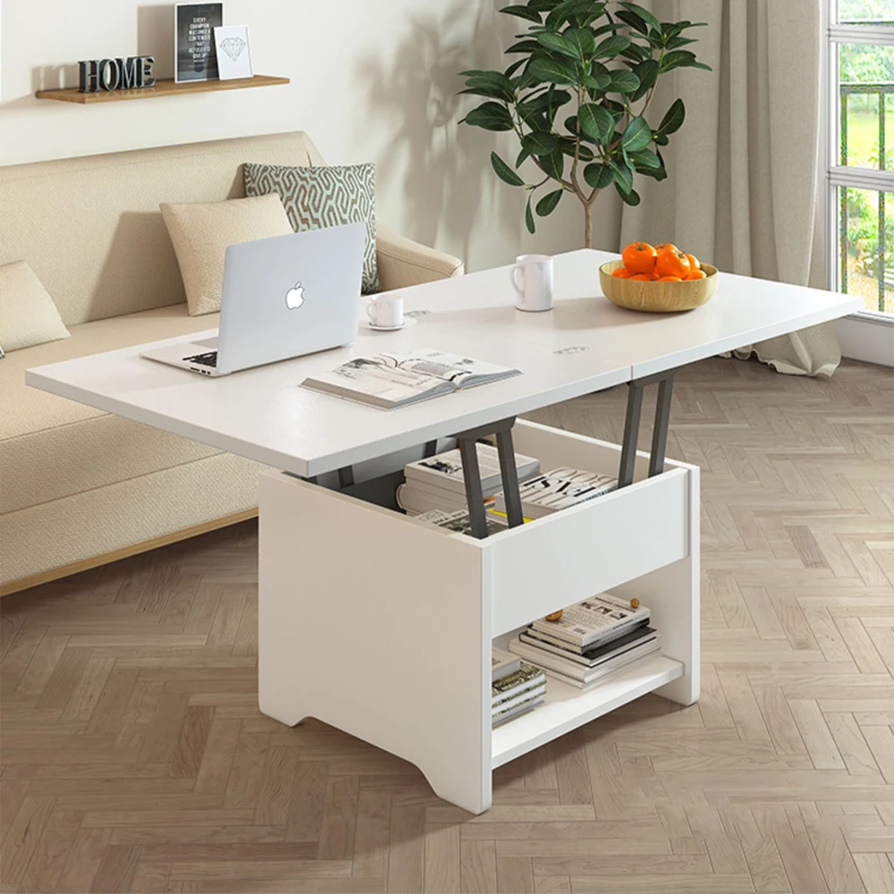 

Wooden Lift Top Coffee to Dining Side Table Set Modern Design Home Furniture Living Room Centre Furniture