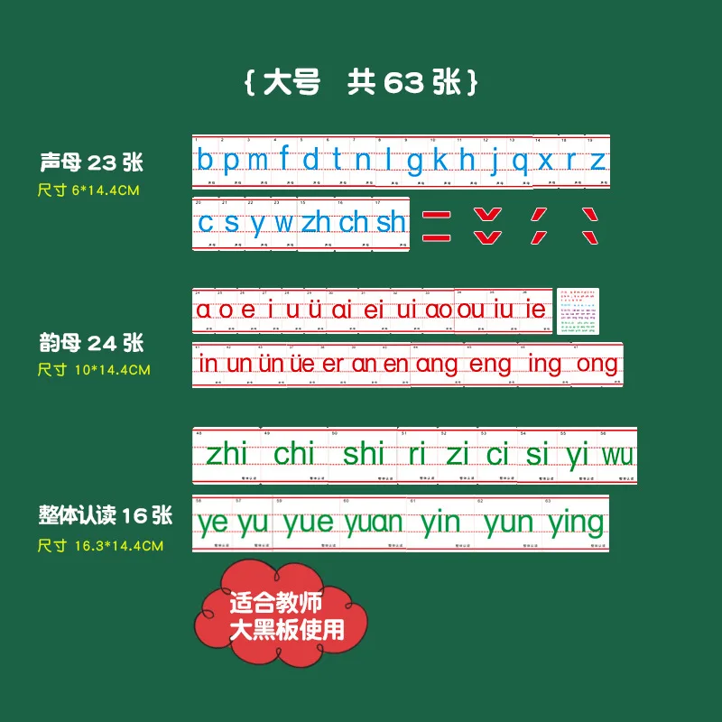 

Магнитная китайская карта Pinyin для обучения правописанию наклейки на холодильник магнитная Когнитивная карта детские игрушки развивающая ранняя помощь