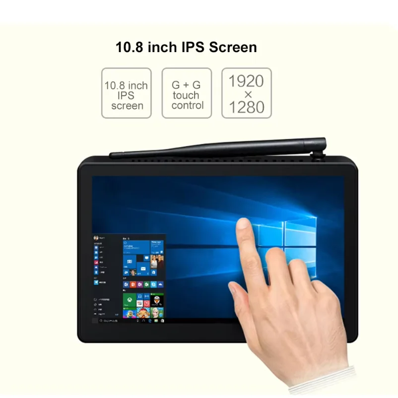 Фото Pipo H10 PRO 4G Smart MINI PC 10,1 дюйма 1920*1200 Win11 8G/16G+128G/256G/512G Планшетный ПК Intel J4125 BT WIFI RS232 4*USB 3.0 POE HD №1