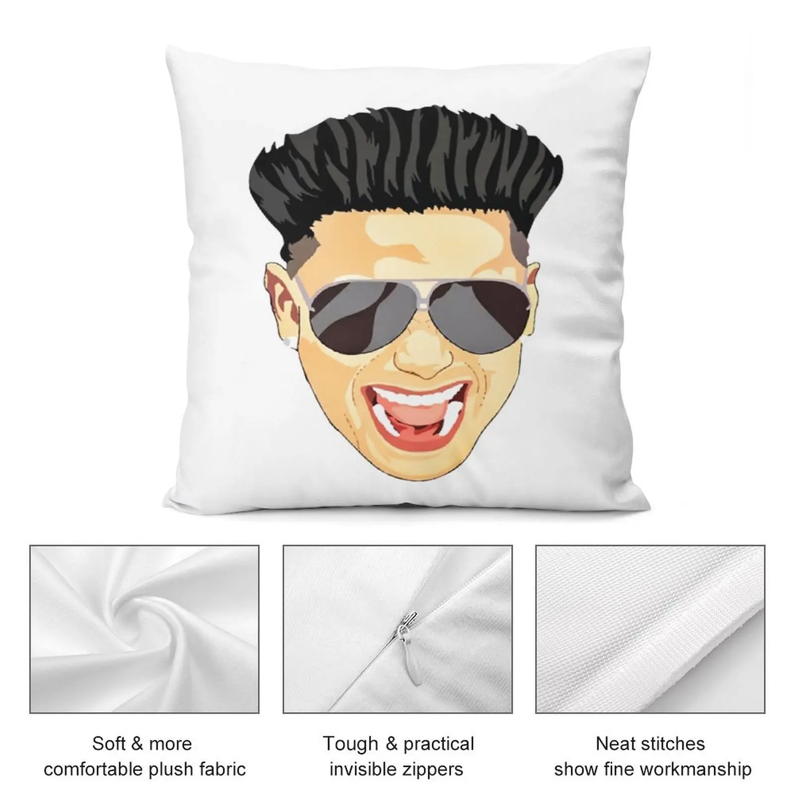 Диванная подушка из джерси Palu ne Face ras seen предметы домашнего декора разноцветные