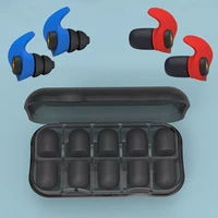 3 colors soundproof tapones oido ruido noise reduction filter soft memory sponge earplugs sleeping silicone ear plugs for adults