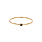 Женское кольцо с черным бриллиантом CANNER, Золотое кольцо из стерлингового серебра 100% пробы 925 пробы, изящная бижутерия, обручальные кольца, бижутерия