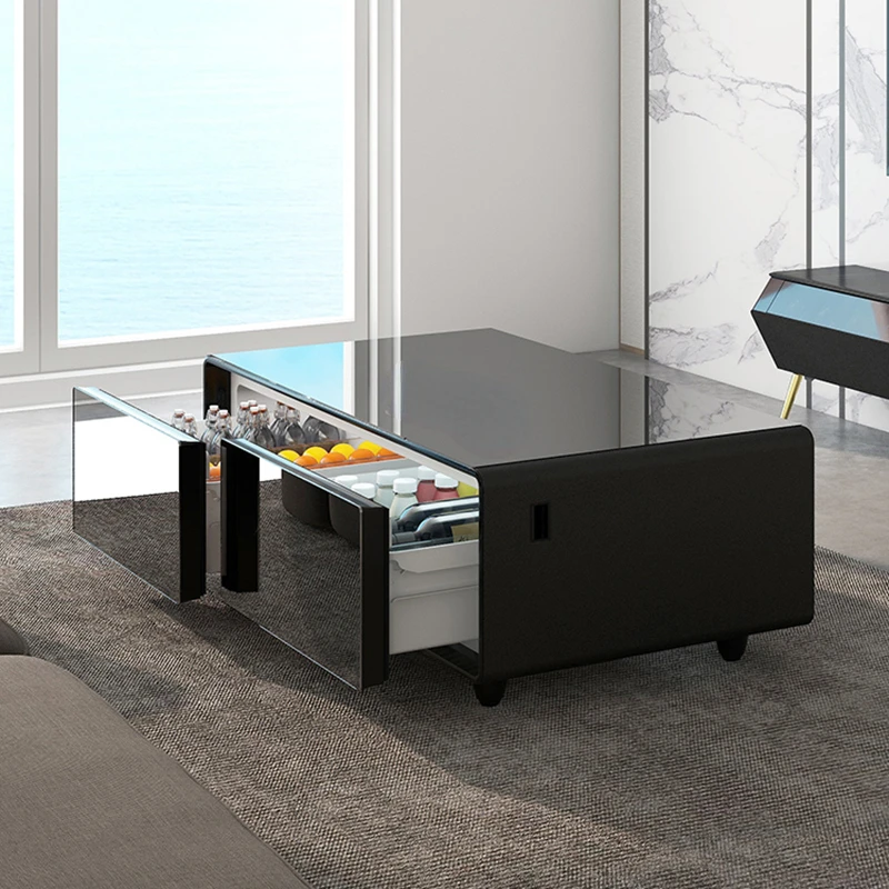 Audio-visual room multi-function coffee table refrigerator smart integrated new high-end atmospheric business reception table