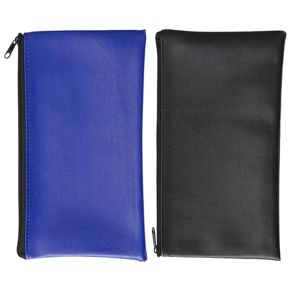 

2 Pcs Security Bag File Organizer Holder Pouches Men Document Folder Water Proof