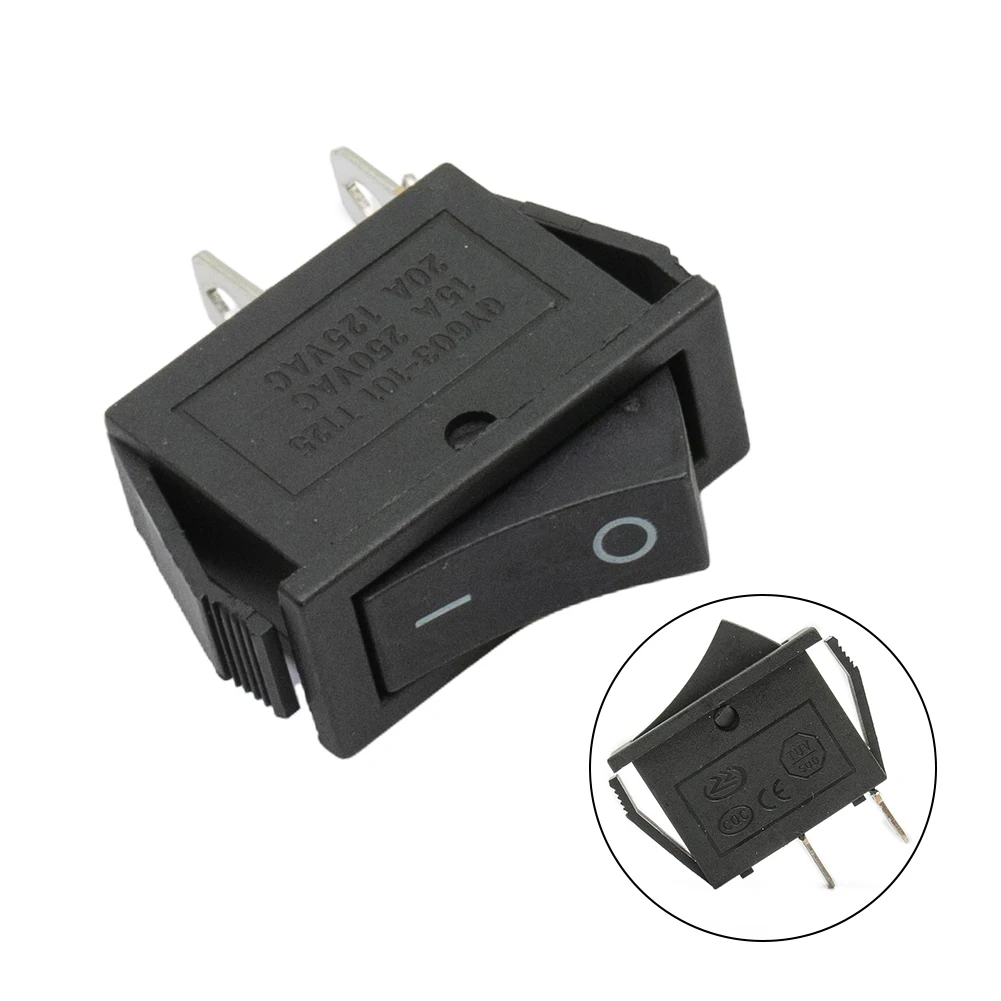 

On-Off Rocker Switch 2 Position SPST For Treadmill 240Vac Car Dash Boat 12V 16A 250VAC KCD3-101/2P Power Switches For Cars