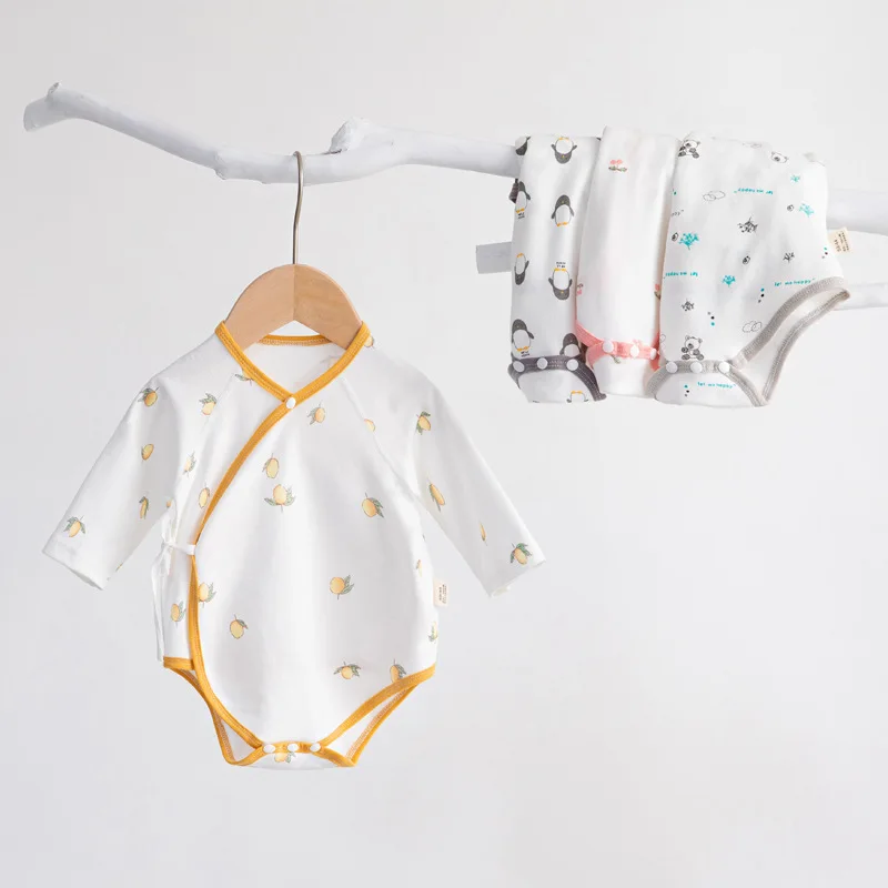 

Newborn Baby Boys Girls Clothes Romper Bodysuit Cotton Long Sleeve Spring Summer Fall Jumpsuit Playsuit Newborn Onesie Costume