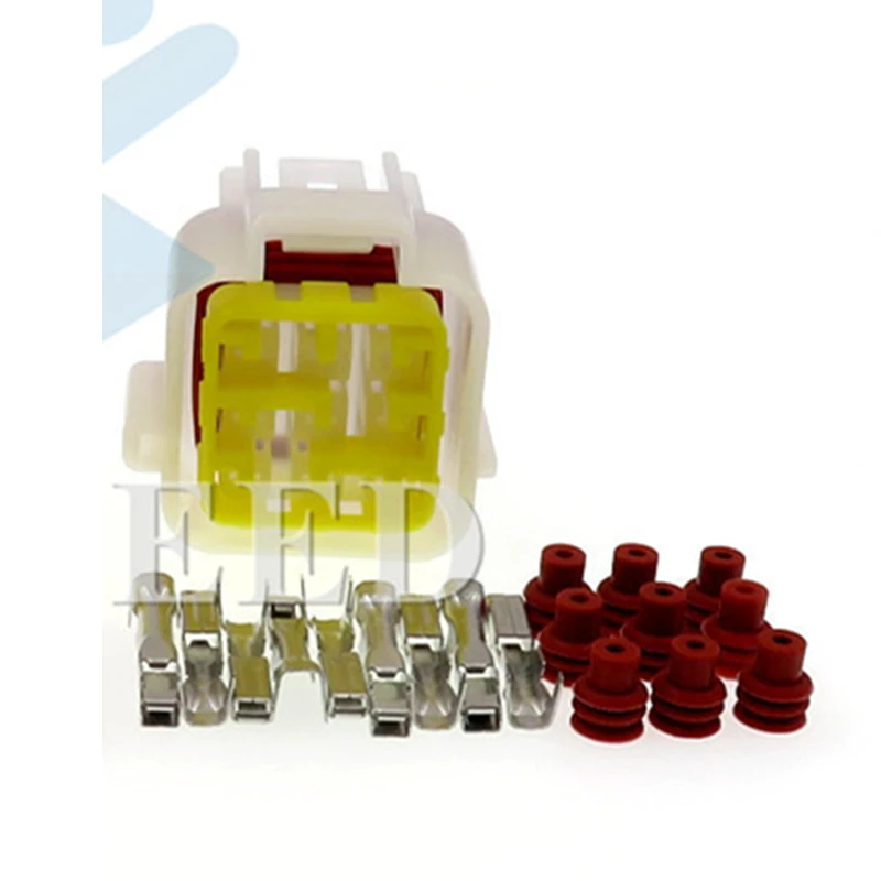 

2 набора, 9 контактов, гнездо, штекер, водонепроницаемый Электрический провод, розетка, сборка переменного тока, автомобильная вилка для автомобиля