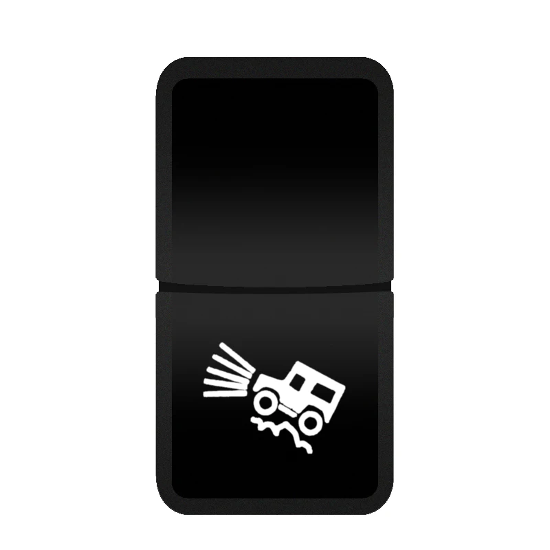 

12 В оранжево-белый светодиодный двойной кнопочный переключатель для Toyota Prado 4Runner Landcruiser FJ Cruiser Tacoma 39 мм x 21 мм 3 ампер/12 В