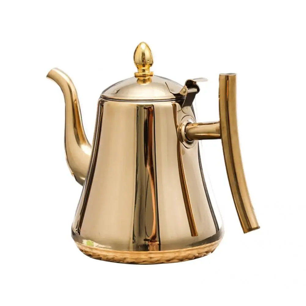 

Teapots Ergonomic Handle Water Kettle High-Temperature Resistant Loose Tea Leaf Teapots