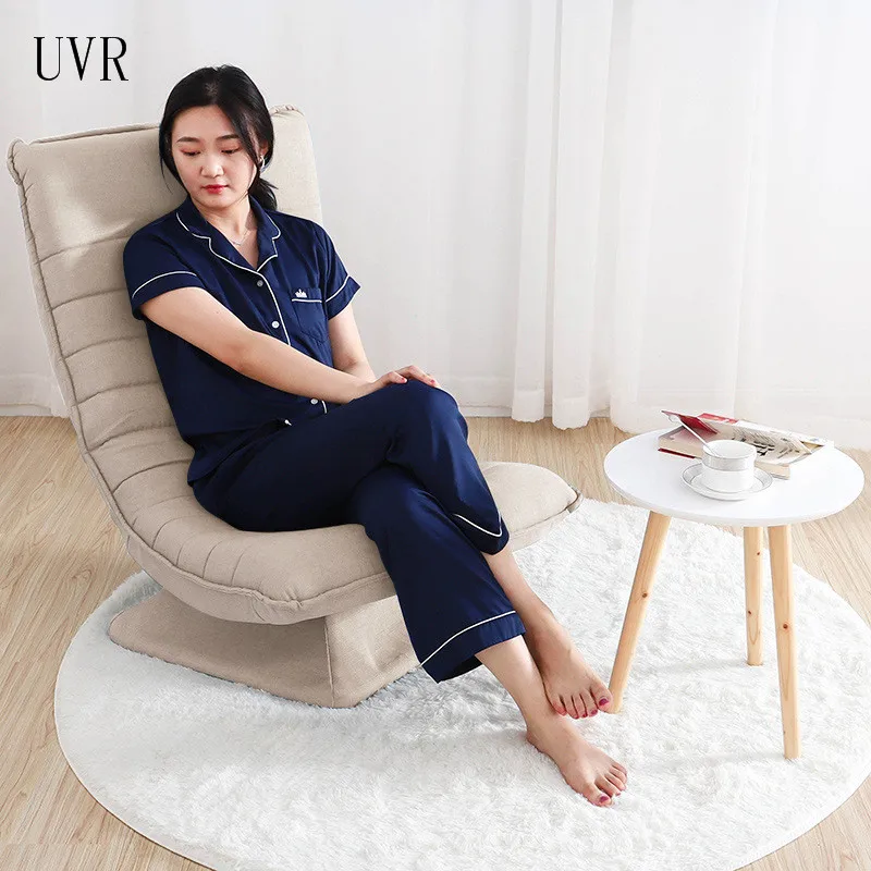 

UVR Comfortable Moon Chair Balcony Tatami Single Reclining Leisure Lazy Sofa Foldable Rotating Nap Chair Gaming Chair