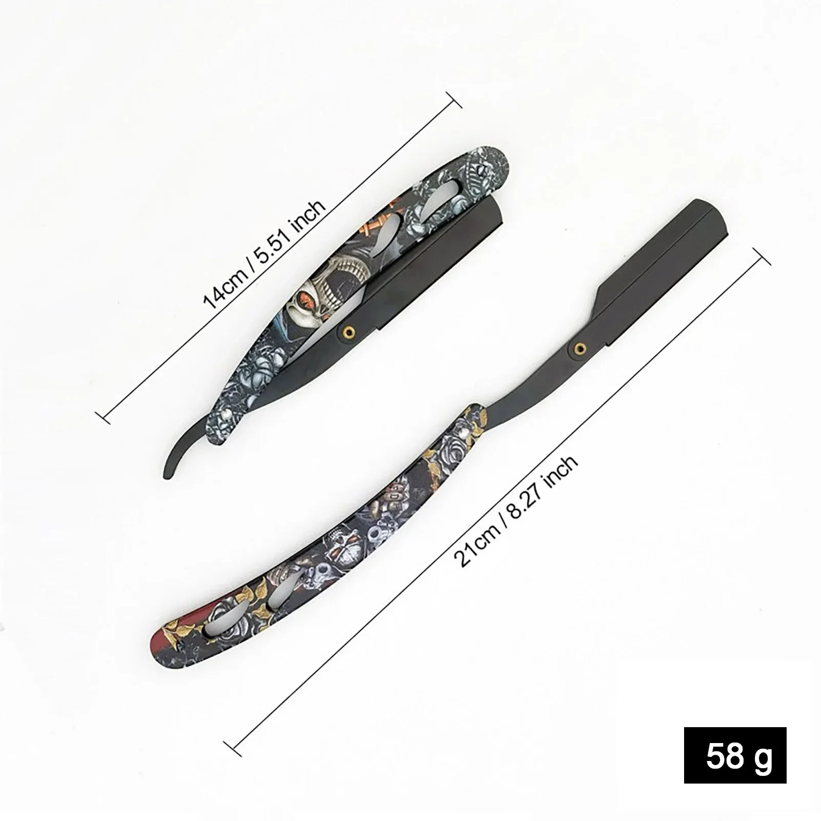 Бритвенный нож Ghost складная бритва с одним лезвием и двойным для удаления волос