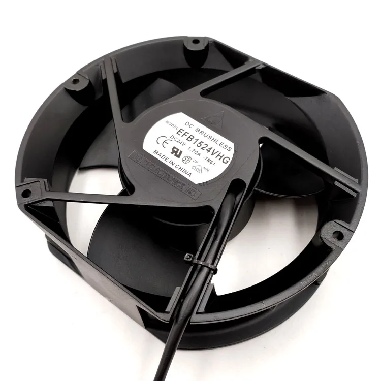 Delta EFB1524VHG 24 В 17050 1 70 А Охлаждающий вентилятор с высоким расходом 17 см