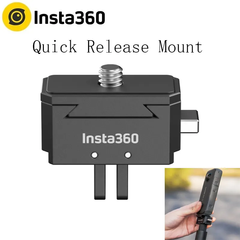 

Быстросъемное крепление для камеры Insta360 X3 X2, невидимое крепление для камеры Insta360 GO 2 / X3 / ONE R / RS / ONE X2, аксессуары для панорамной камеры