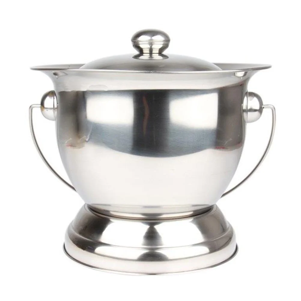 

1PC Thickened Handheld Spittoon with Lid Home Urine Bucket Practical Chamber Pot