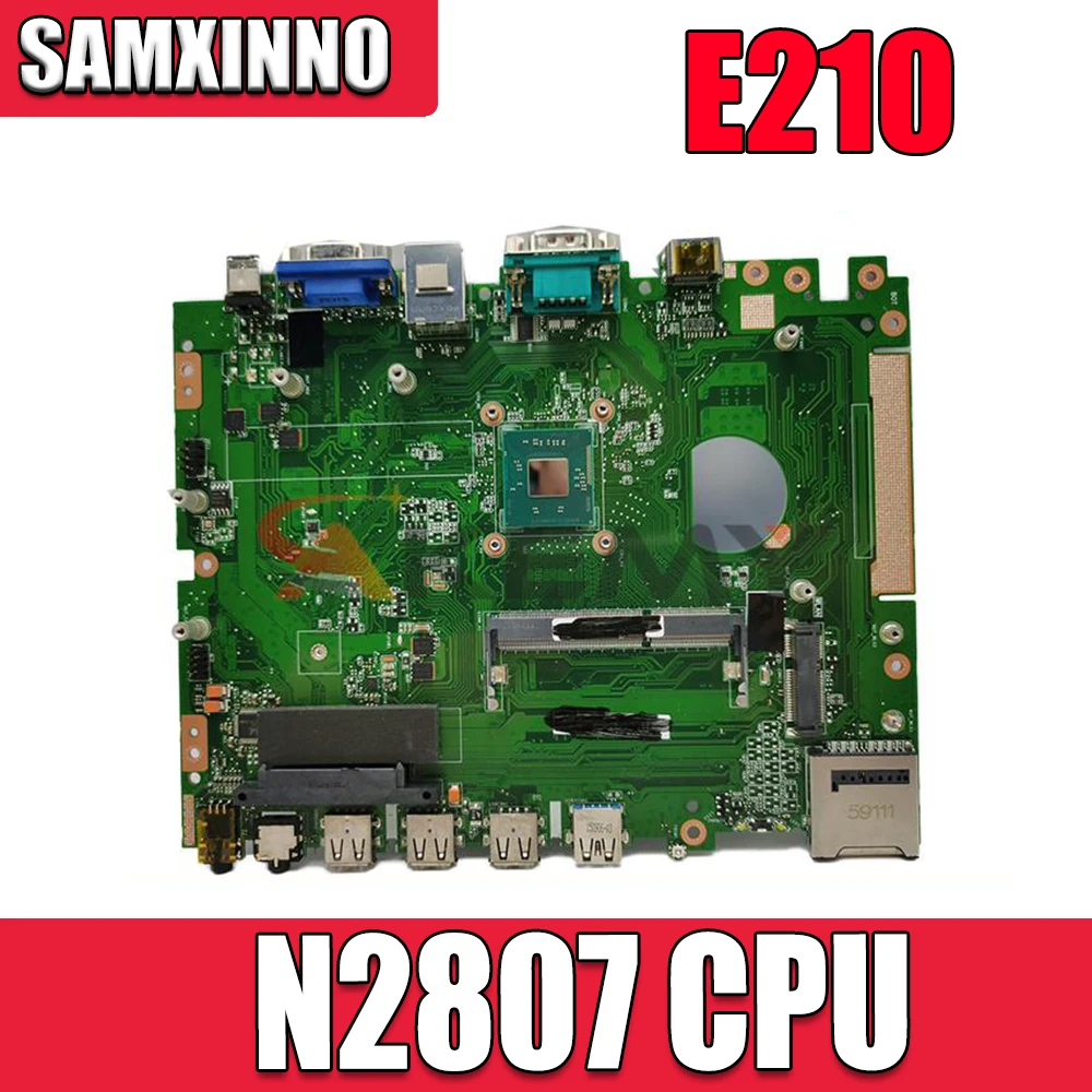 

Материнская плата AKEmy E210 для настольных ПК ASUS E210, настольные платы с процессором N2807, протестированная полная 100%
