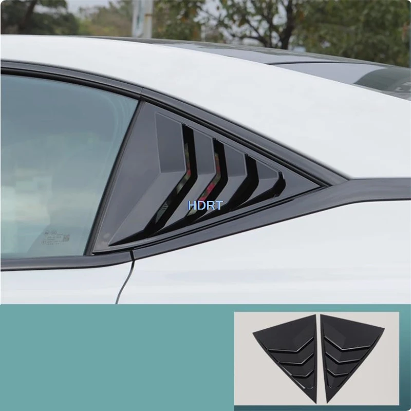 

Для Changan Deepal L07 2024 + Стайлинг автомобиля, задняя треугольная боковая оконная жалюзи, стеклянная жалюзи, защитная крышка, декоративные аксессуары