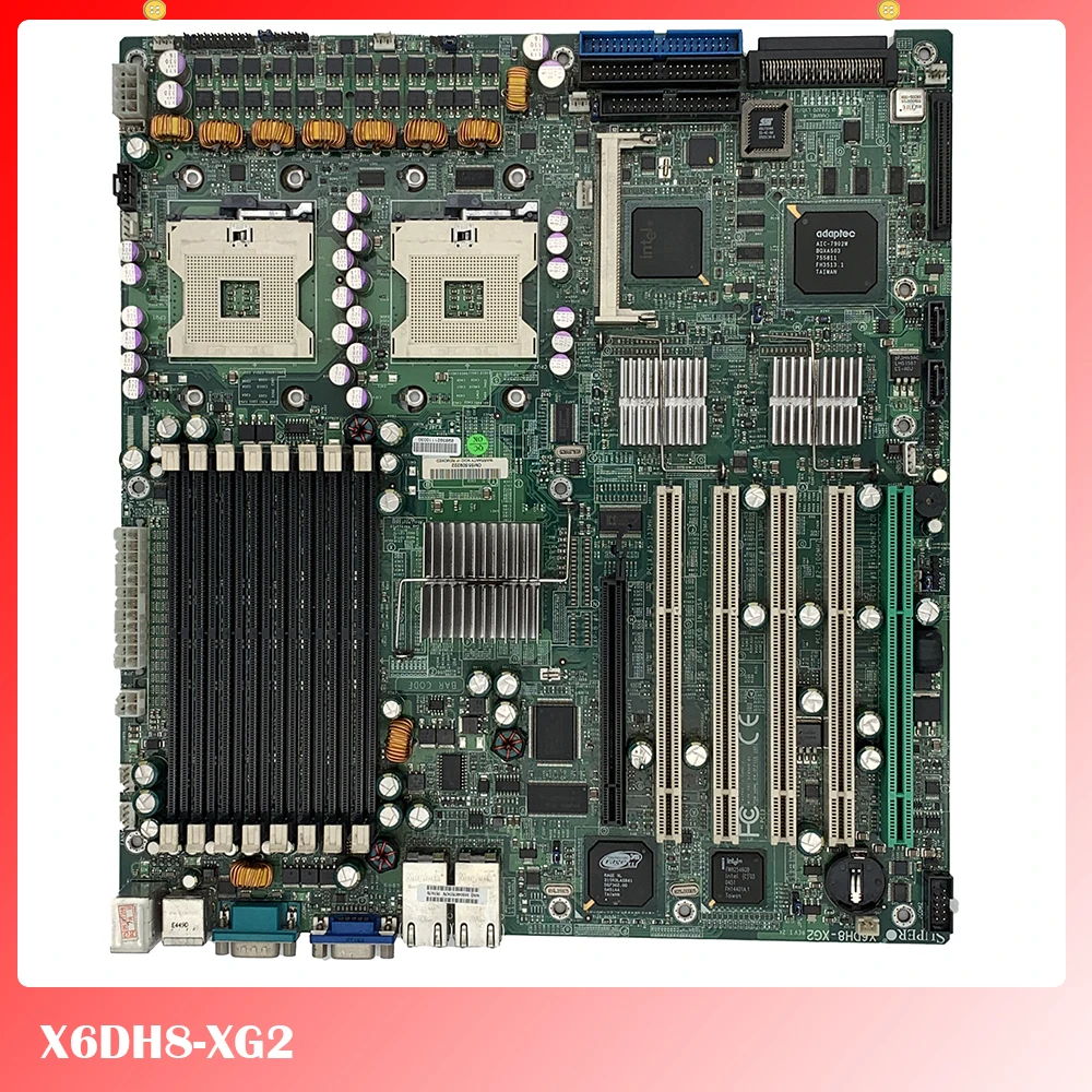 

Originate Server Motherboard For Supermicro For X6DH8-XG2 800 E7520 Fully Tested Good Quality