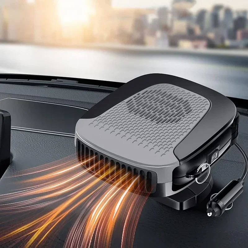 

12V 150W Portable Car Heater Electric Fan 2 IN 1 Fast Heating & Cooling Fan Windshield Defogger Demister Defroster