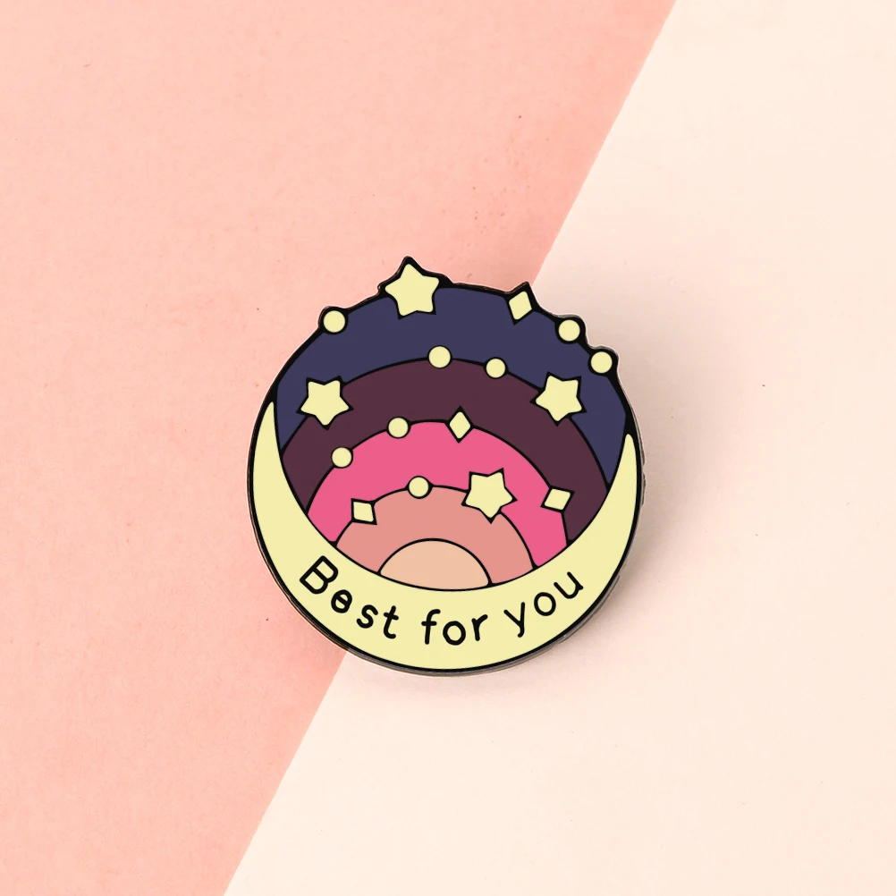 Эмалированная брошь в виде тыквы цвет ассортименте