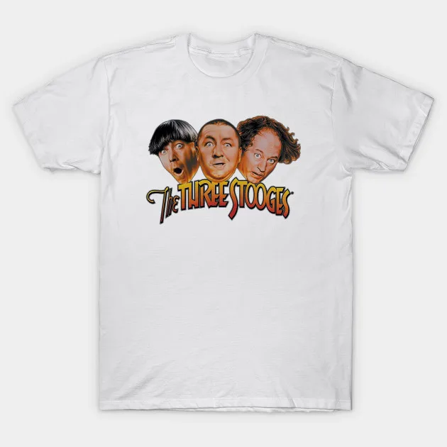 

2021 Men/Women's Summer White Street Fashion Hip Hop The Three Stooges T-shirt Cotton Tees Short Sleeve Tops